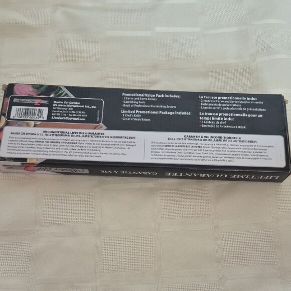 Master Chef 2 Carving Knife Set - Black - Picture 9 of 16